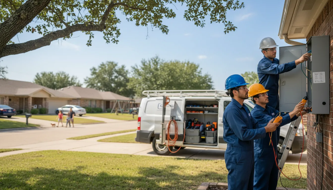 Certified electrician providing emergency electrical services in Groton, NY